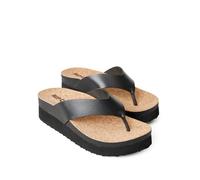 Rip Curl Sandy Bloom - Sandalias de punta abierta para mujer, color negro, Negro, 41 EU