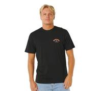 RIP CURL Shred Til - Camiseta de manga corta para hombre, color negro, Negro, L