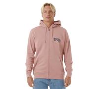 Rip Curl Shred Till Dead - Sudadera de Forro Polar con Capucha para Hombre, Diseño de Hongo, X-Large