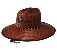 Rip Curl Sombrero de Paja con Logotipo para Mujer, Marrón, Large