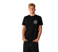 Rip Curl Staple Backprint - Camiseta para hombre, color negro, Negro, L