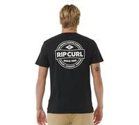 Rip Curl Staple Short Sleeve T-Shirt Camiseta, Negro, XXL para Hombre