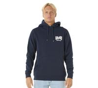 RIP CURL Sudadera con capucha para hombre, azul marino, S