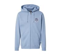 RIP CURL Sudadera con cremallera deportiva 'WETTIE PASSAGE' azul paloma / azul claro / blanco L azul paloma / azul claro / blanco