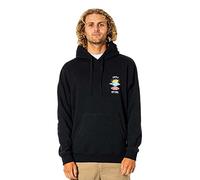 Rip Curl Sudadera Marca Modelo Sudadera con Capucha Search Icon Negro