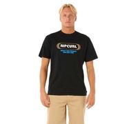 RIP CURL Surf Revival Yo Mumma - Camiseta para hombre, color negro