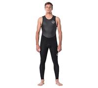 RIP CURL Traje de Neopreno Long John Dawn Patrol 1.5mm Back Zip Long John - Negro - Easy Stretch - E5 Neoprene - E-Stitch High Stretch