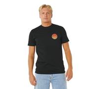 RIP CURL Wettie Passage Icon - Camiseta de Manga Corta para Hombre, Color Negro, Negro, XXL