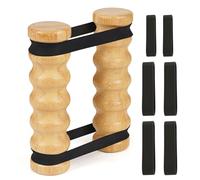 Rip Stick, Shoulder and Resistance Training Tool, 7x3.9 Inches Wooden Ripstick with Adjustable Resistance Bands, Muscle Building Accessories, Woodens Handles, Home Gym Fitness Equipment