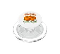 Ripe and Ready Pumpkins Retro Farmer Market Fall Pumpkin Fun PopSockets PopGrip para MagSafe