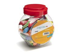 RiPlast 83950 - Bote de 48 gomas Soft-Touch, colores surtidos, 8 cm
