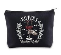 Rippers - Bolsa de maquillaje para cóctel, regalo de temporada espeluznante, regalo de cóctel maldito, bolsa con cremallera para Halloween, Rippers Cocktail Reino Unido