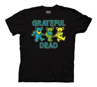 Ripple Junction Grateful Dead Three Dancing Bears - Camiseta para adulto - Negro - Small