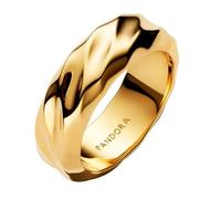 Rippled 14 k Gold-Plated Ring