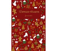 Rippled hearts - Journal de lecture Edition Romance: Carnet de lecture Spécial Romance à remplir - 100 pages de review + bingo de lecture + objectifs ... l'année - Collection Noël - Doodle Rouge Vif