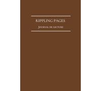 Rippling pages - Journal de lecture: Carnet de lecture à remplir - 100 pages de review + bingo de lecture + objectifs de lecture + this or that + ... Minimaliste - Couleur Chocolate Brown