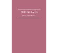 Rippling pages - Journal de lecture: Carnet de lecture à remplir - Intérieur Classique : 100 pages de review + jeux de lecture - Collection Doodle Lecture - Couleur Dusty Rose