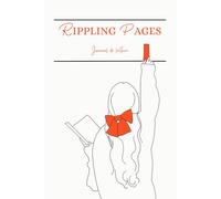 Rippling Pages - Reading Journal: Reading tracker notebook - 100 review pages + reading bingo + goals + this or that + book of the year... - Ruban Collection - Showgirl Orange Color