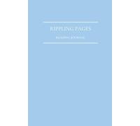 Rippling pages - Reading journal: Reading tracker notebook - Classique Interior - 100 review pages + reading bingo + goals + this or that + book of ... - Minimalist Collection - Baby blue Color
