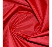 Ripstop Spinnaker - Tela ligera de nailon resistente al agua, 150-155 cm de ancho (se vende por metros) (rojo)
