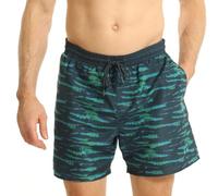 RIPT Essentials Bañador para hombre Shorts de Baño con Protección Solar UV 50 de Secado Rápido, Azul/Verde Tie Dye, XL