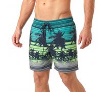 RIPT Essentials Bañador para hombre Shorts de Baño con Protección Solar UV 50 de Secado Rápido, Cal/Azul, S