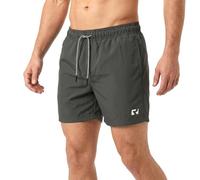 RIPT Essentials Bañador para hombre Shorts de Baño con Protección Solar UV 50 de Secado Rápido, Carbón, XL