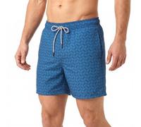 RIPT Essentials Bañador para Hombre Shorts de Baño con Protección Solar UV 50 de Secado Rápido, Estampado Remolino Azul, XL