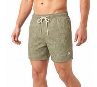 RIPT Essentials Bañador para hombre Shorts de Baño con Protección Solar UV 50 de Secado Rápido, Estampado de hojas caqui, M