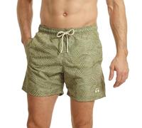 RIPT Essentials Bañador para hombre Shorts de Baño con Protección Solar UV 50 de Secado Rápido, Estampado de hojas caqui, XL