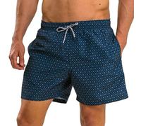 RIPT Essentials Bañador para Hombre Shorts de Baño con Protección Solar UV 50 de Secado Rápido, Estampado de Diamantes Azul, XL