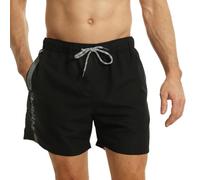 RIPT Essentials Bañador para hombre Shorts de Baño con Protección Solar UV 50 de Secado Rápido, Negro/Gris, L