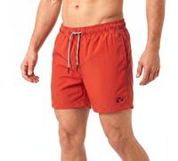 RIPT Essentials Bañador para hombre Shorts de Baño con Protección Solar UV 50 de Secado Rápido, Rojo, L