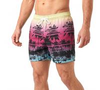 RIPT Essentials Bañador para hombre Shorts de Baño con Protección Solar UV 50 de Secado Rápido, Rosa, XXL