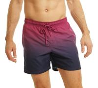 RIPT Essentials Bañador para hombre Shorts de Baño con Protección Solar UV 50 de Secado Rápido, Tinte por inmersión rosa, L