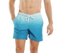 RIPT Essentials Bañador para hombre Shorts de Baño con Protección Solar UV 50 de Secado Rápido, Tinte azul por inmersión, XL