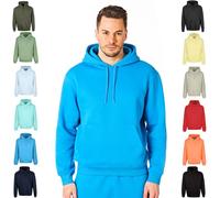 RIPT Essentials RCSWT763 Sudadera con capucha y capucha suave para hombre, Aster Azul, M