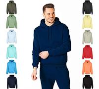RIPT Essentials RCSWT763 Sudadera con capucha y capucha suave para hombre, Azul Marino, S