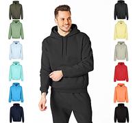 RIPT Essentials RCSWT763 Sudadera con capucha y capucha suave para hombre, Carbon, S