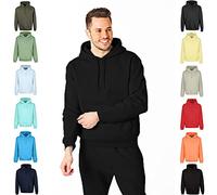 RIPT Essentials RCSWT763 Sudadera con capucha y capucha suave para hombre, Negro, S