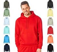 RIPT Essentials RCSWT763 Sudadera con capucha y capucha suave para hombre, Rojo, XL