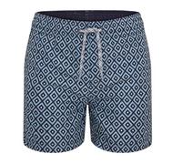 RIPT Performance Niño Essentials Pantalones Cortos de baño de Secado rápido con protección Solar UV 50, Estampado de Diamantes Azul pálido, 11-12 Años