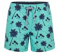 RIPT Performance Niño Ript Essentials Pantalones cortos de baño de secado rápido con protección solar UV 50, Palmera verde, 5-6 Años