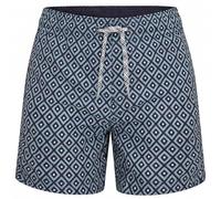 RIPT Performance Niño Ript Essentials Pantalones cortos de baño de secado rápido con protección solar UV 50, Estampado de diamantes azul pálido, 11-12 Años
