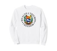 Riqueza, Triunfo, Libertad Escudo de Armas Venezuela Sudadera