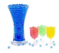 Risai Bolas Gel de Agua, Perlas Bolitas de Agua No Tóxicas Crecen en Agua, Water Beads para Jarrones Decoración Plantas Flores, 500pcs, White 10g