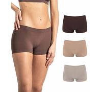 Risalti Boxer Mujer Slip de Microfibra 3 Piezas - Culotte Mujer Shorts más Suaves Que Las Bragas Mujer Algodon, Ropa Interior Femenina sin Costuras Y Transpirable - Made in Italy