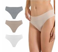 Risalti Bragas Brasileñas Mujer en Bambú 3Pz - Tangas Pack, Ropa Interior Sin Costuras, Más Suave Que Algodón - Made in Italy