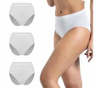 Risalti Bragas de Mujer en Bambú - Pack 3 Piezas, Alta Cintura, Sin Costuras, Más Suave Que Algodón, Transpirable - Made in Italy