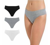 Risalti Bragas Mujer Brasileñas Bambu 3Pz - Bragas Brasileñas Mujer, Tangas Mujer Pack, Ropa Mujer, Más Suave Que Bragas Mujer Algodon, Tanga Mujer, Bragas Sin Costuras Mujer - Made in Italy